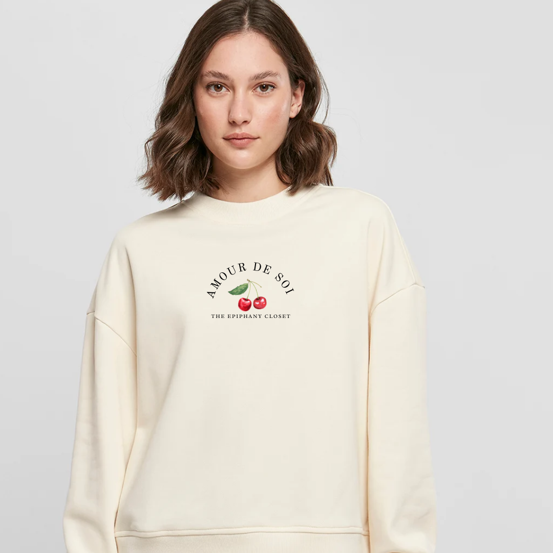Self-Love Cherry Sweatshirt | The Epiphany Closet