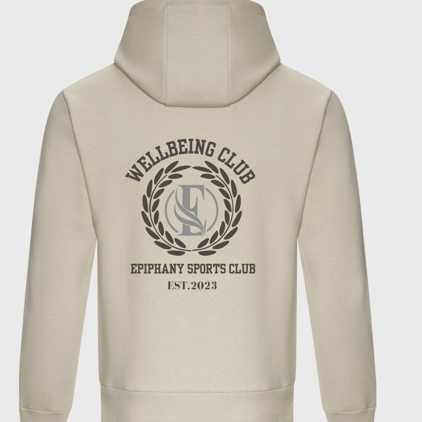 Unisex Wellbeing Club Hoodie - Charcoal/Stone