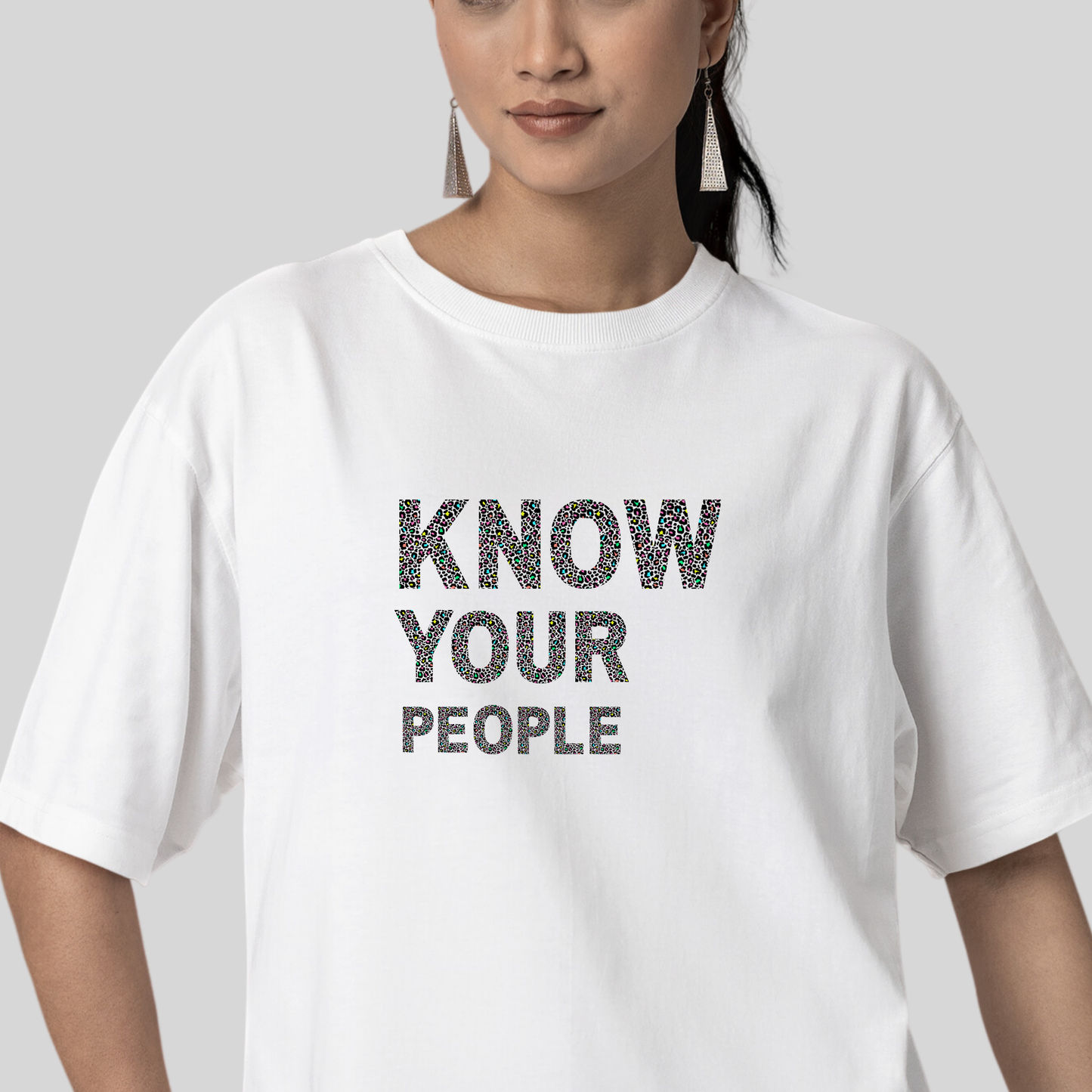 Know Your People Oversized T-Shirt | The Epiphany Closet