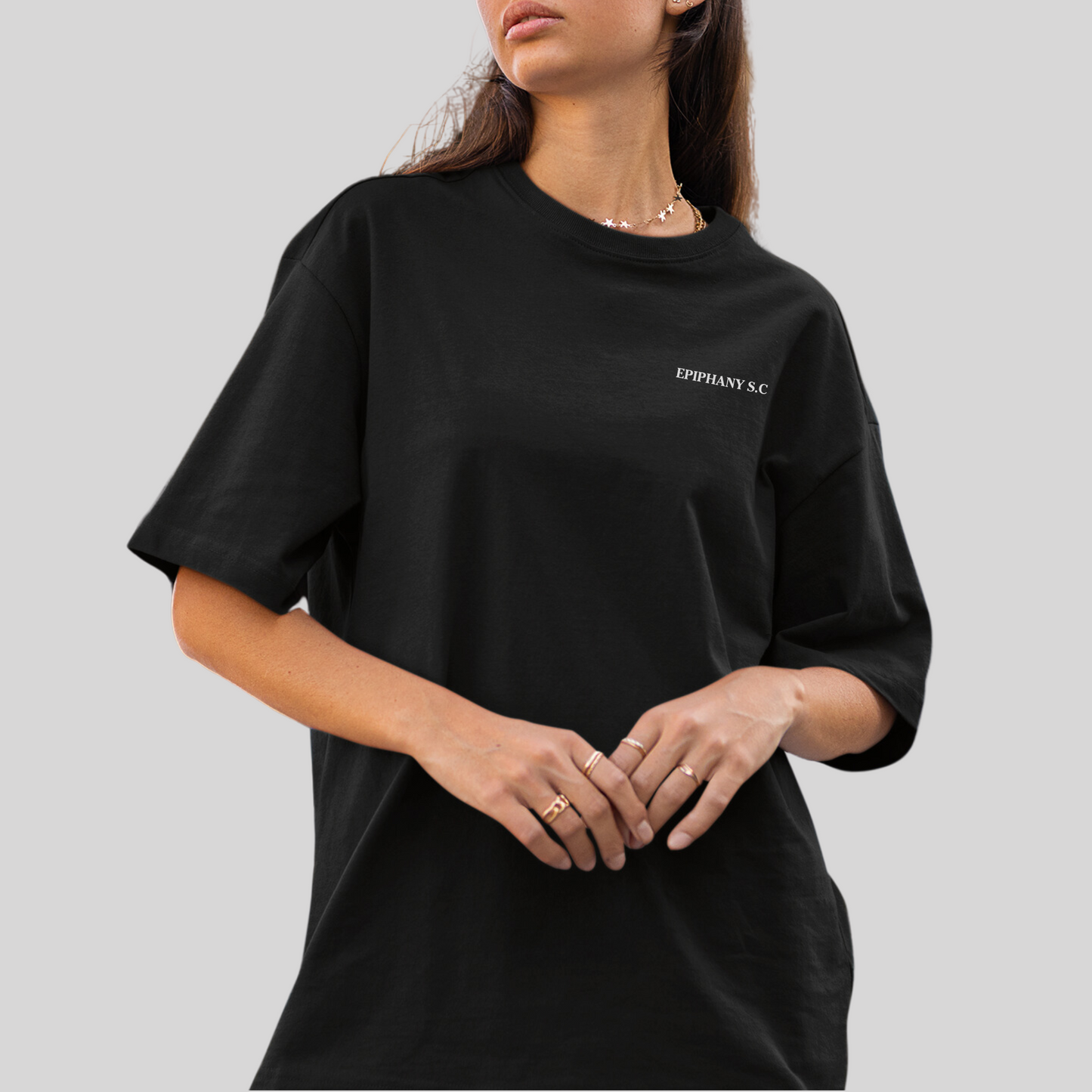 Ladies "Show up Consistently" T-shirt - White/Black |The Epiphany Closet - Wellbeing Clothing With Meaning - The Epiphany Closet