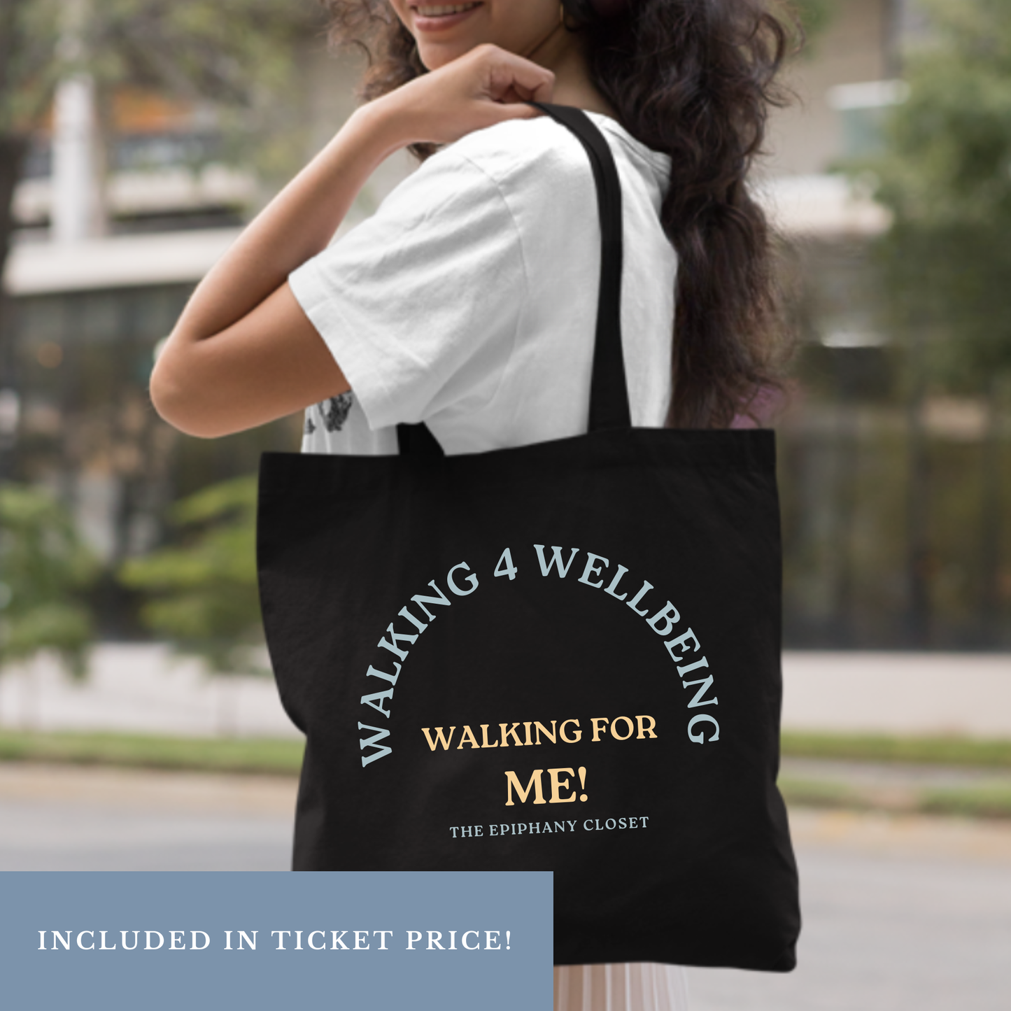 Walking 4 Wellbeing Tote Bag