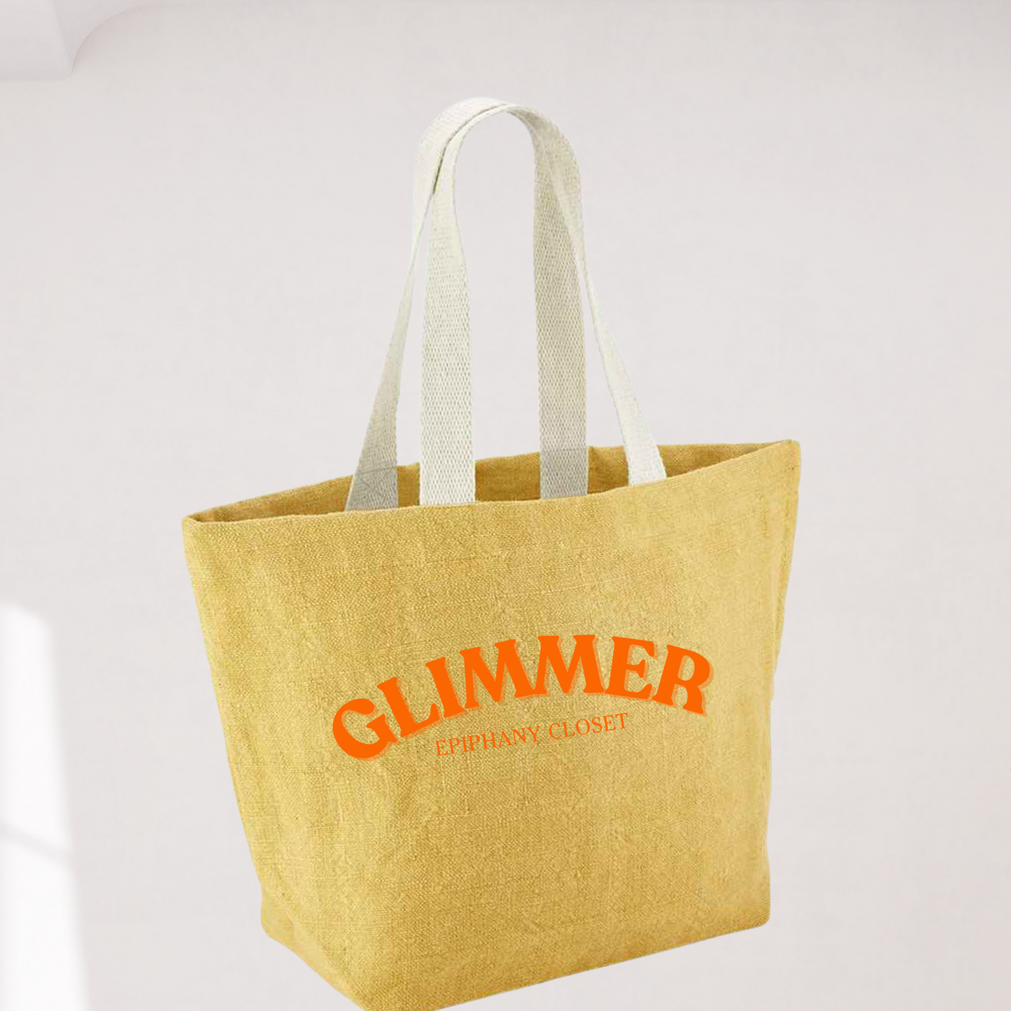 Ladies Glimmer Jute Bag