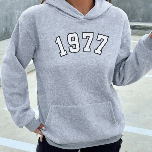 1977 Luxury Hoodie | The Epiphany Closet - Wellbeing Clothing