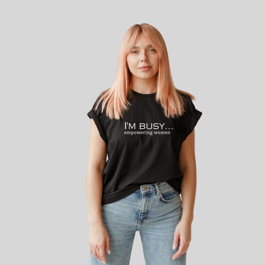 Empowering Women T-shirt - Black | The Epiphany Closet - Wellbeing Clothing