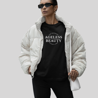 Ageless_beauty_t-shirt_in_black_from_Liberating_Women_collection