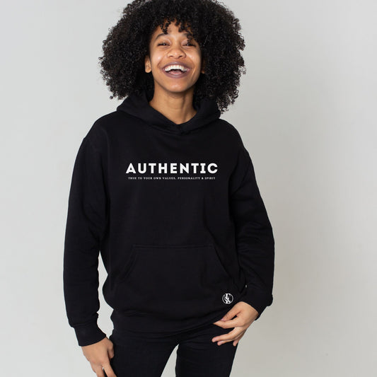 Authentic Hoodie - Black |The Epiphany Closet