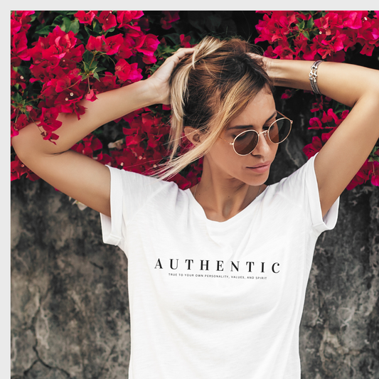 Authentic T-shirt - Black/White | The Epiphany Closet