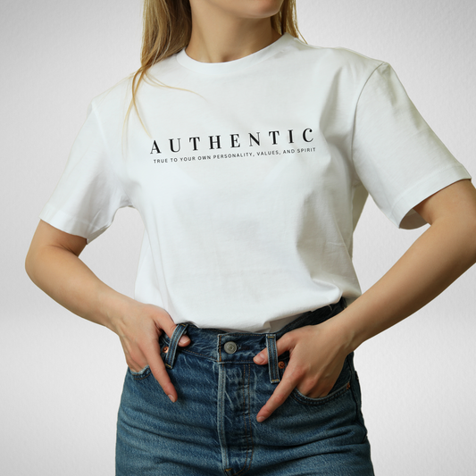 Women's Authentic T-shirt - Black/White | The Epiphany Closet