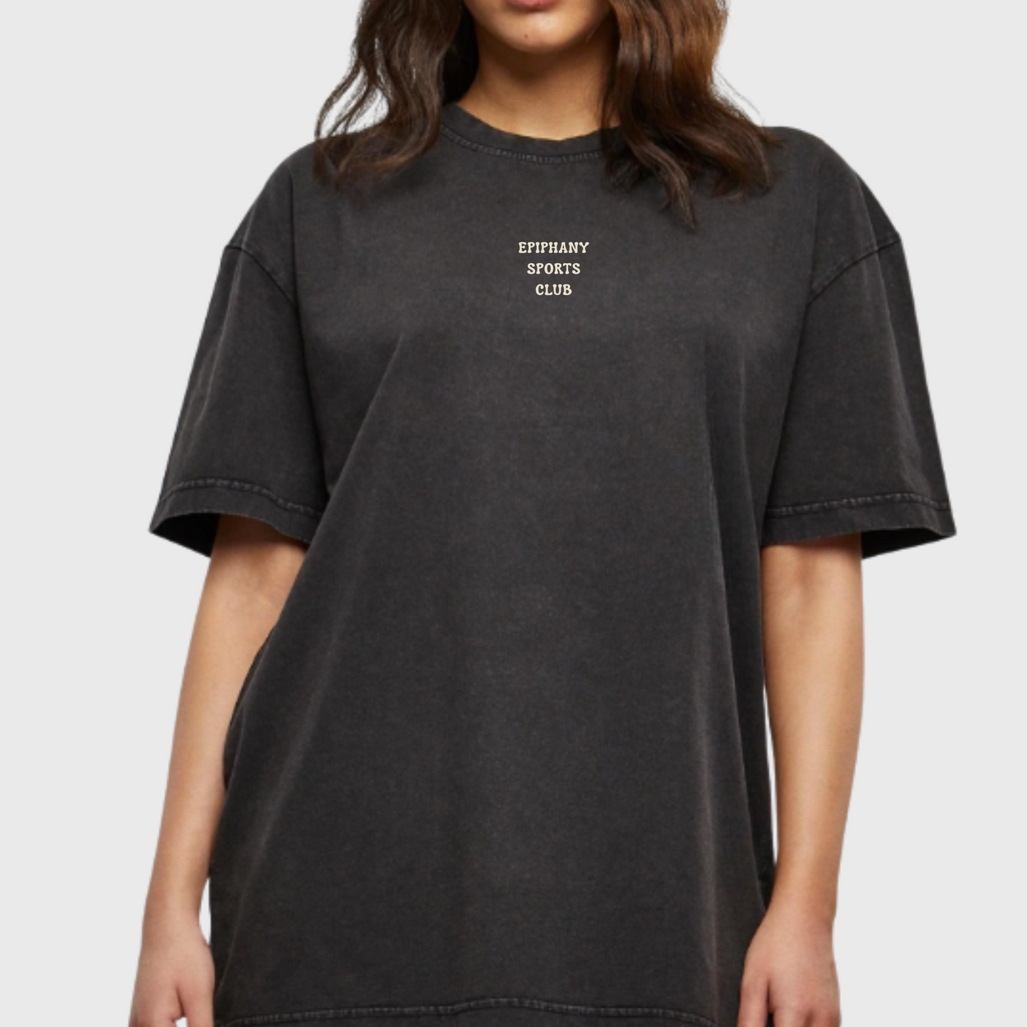 Unisex Wellbeing T-shirt - Black Acid Wash