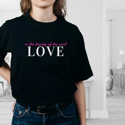 Women's "Love Is" T-shirt | The Epiphany Closet