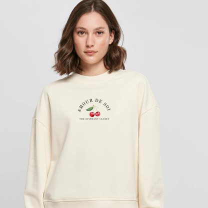 Self-Love Cherry Sweatshirt | The Epiphany Closet