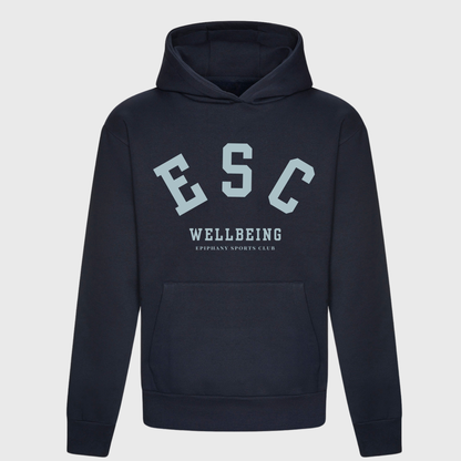 Unisex Epiphany Sports Club Hoodie - Pink/Stone/Navy