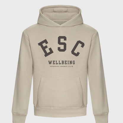 Unisex Epiphany Sports Club Hoodie - Pink/Stone/Navy