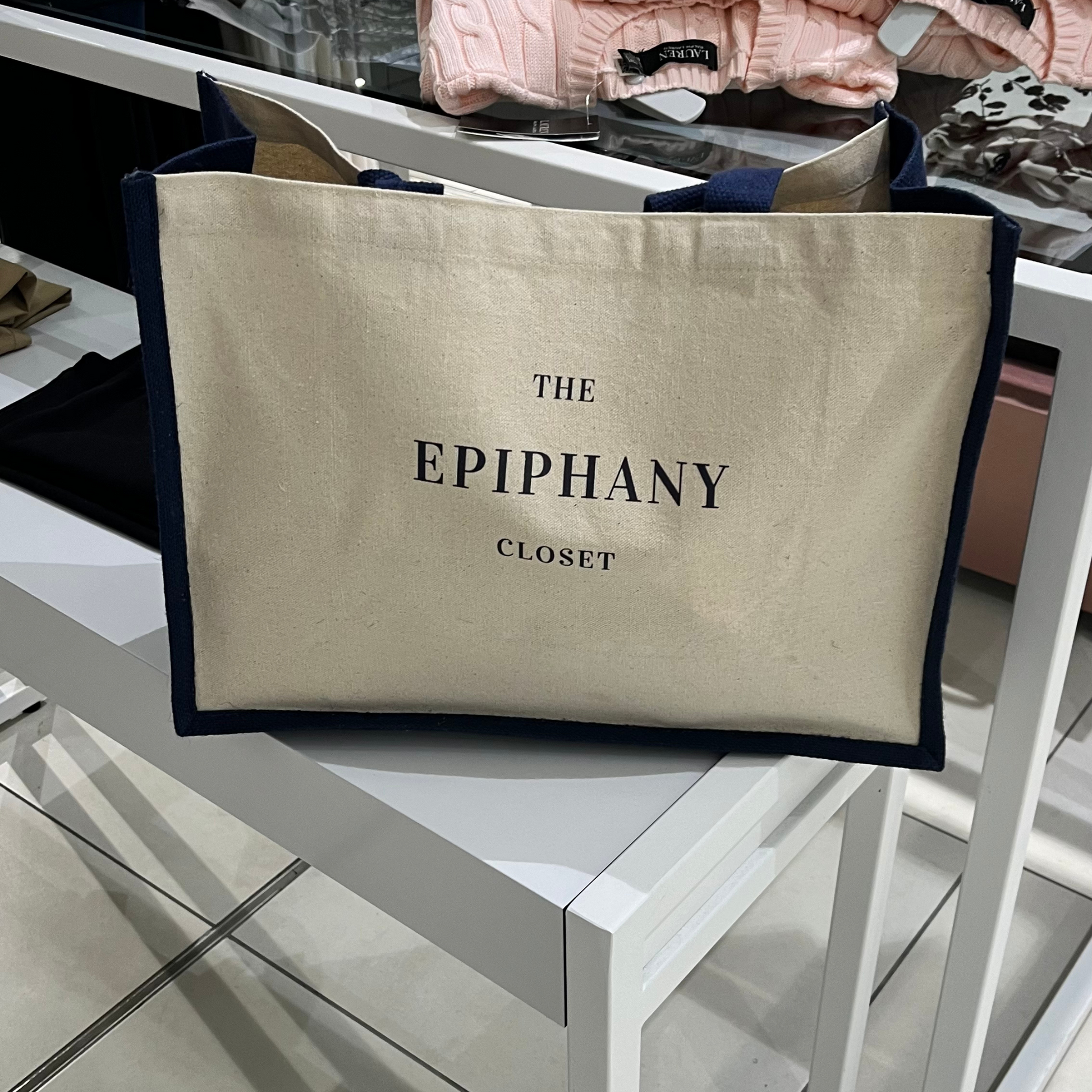 Canvas Tote Shopper - Bags With Meaning | The Epiphany Closet - The Epiphany Closet