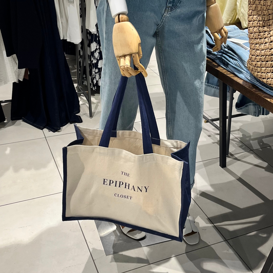 Canvas Tote Shopper - Bags With Meaning | The Epiphany Closet - The Epiphany Closet