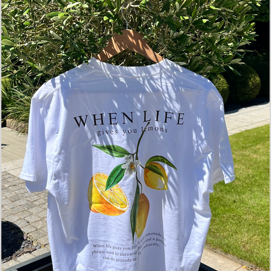 Short sleeve Unisex T-Shirt - "When Life Gives You Lemons" | The Epiphany Closet - The Epiphany Closet