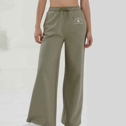 Women's Sustainable Fashion Wide Leg Joggers