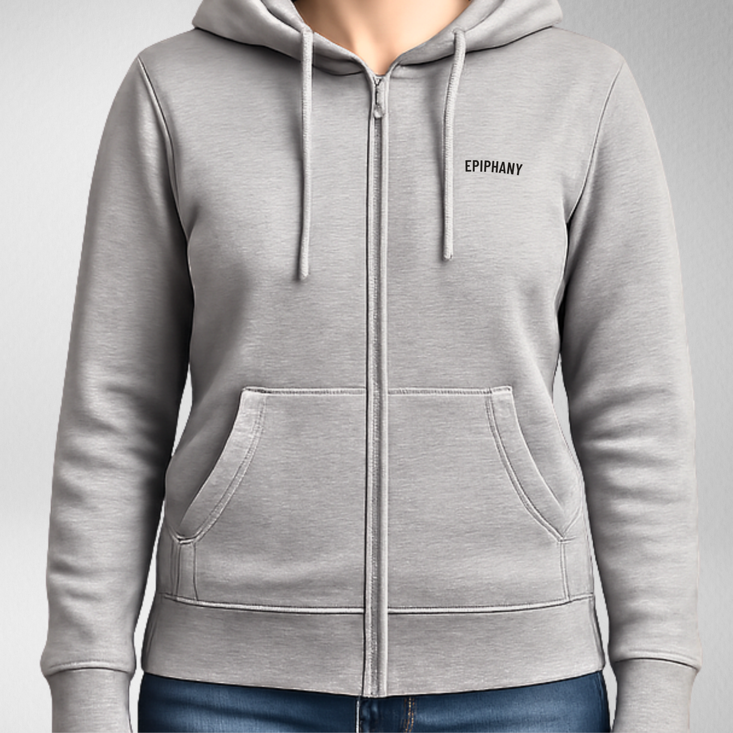 Ladies Organic Full Zip Hoodie
