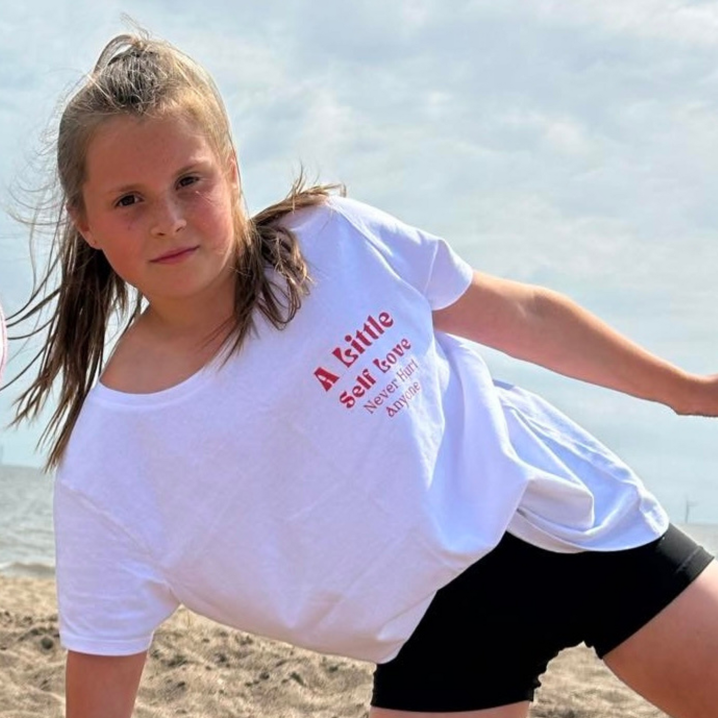 Kids "Self Love" T-shirt - White | The Epiphany Closet - Clothing Created With Empathy - The Epiphany Closet