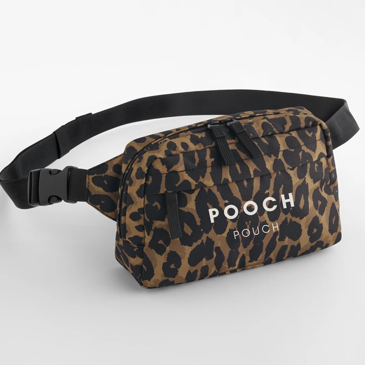 Leopard Print Cross Body Dog Bag