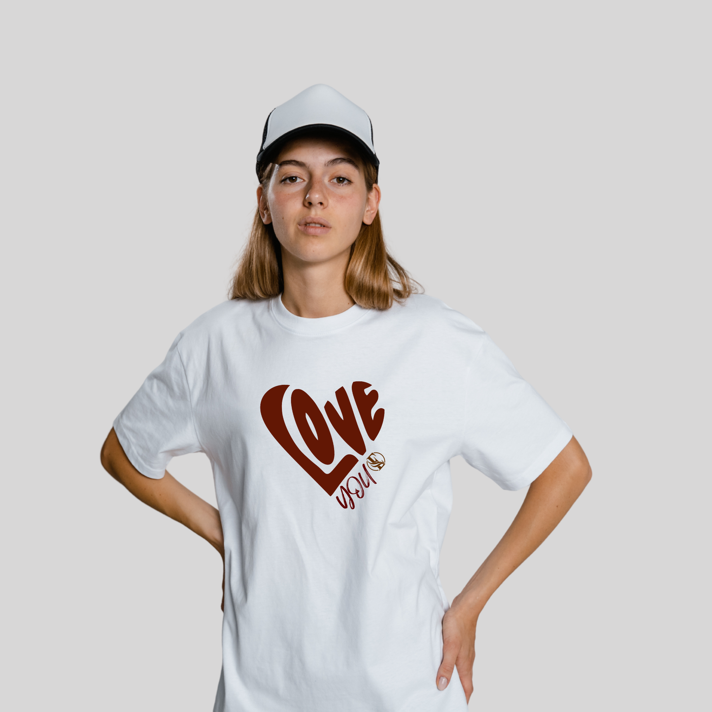 Natural Organic "Love YOU" T-shirt