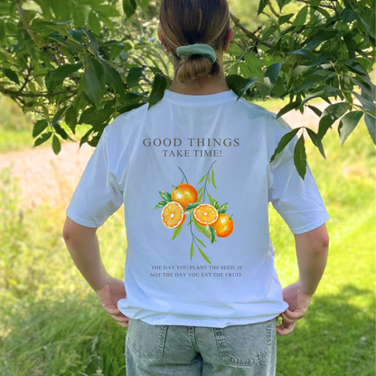 Ladies Orange Affirmation T-shirt