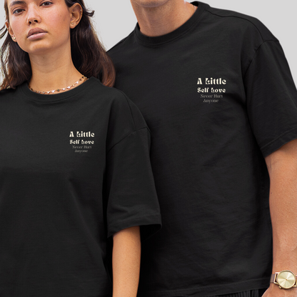 Organic Unisex "Self Love" T-shirt | The Epiphany Closet - Wellbeing Clothing With Meaning - The Epiphany Closet