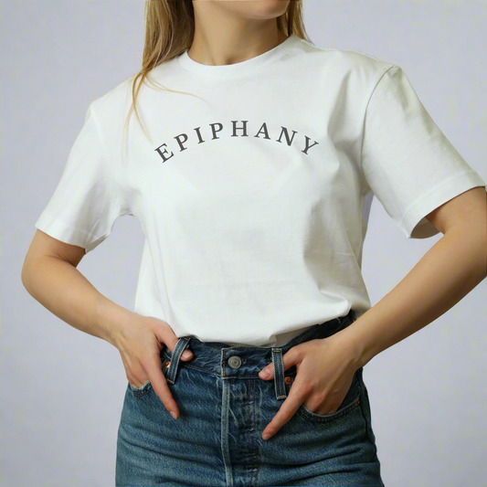 Epiphany T-Shirt, White | The Epiphany Closet