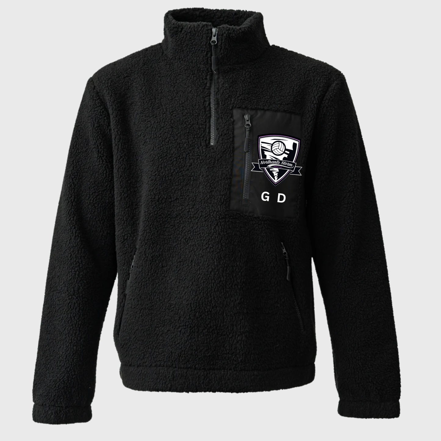 Unisex Northants Storm Sherpa 1/4 Zip Fleece