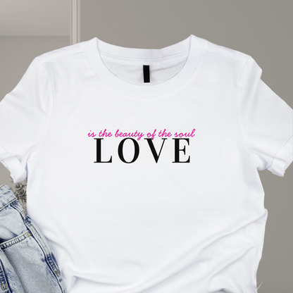 Women's "Love Is" T-shirt | The Epiphany Closet