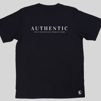 Women's Authentic T-shirt - Black/White | The Epiphany Closet