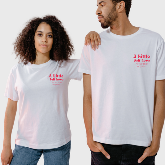 Organic Unisex "Self Love" T-shirt | The Epiphany Closet - Wellbeing Clothing With Meaning - The Epiphany Closet